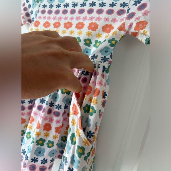 Ruffle Butts Floral Rainbow Twirl Dress w/Bow (Size 12-18 Months) - Picture 3 of 5